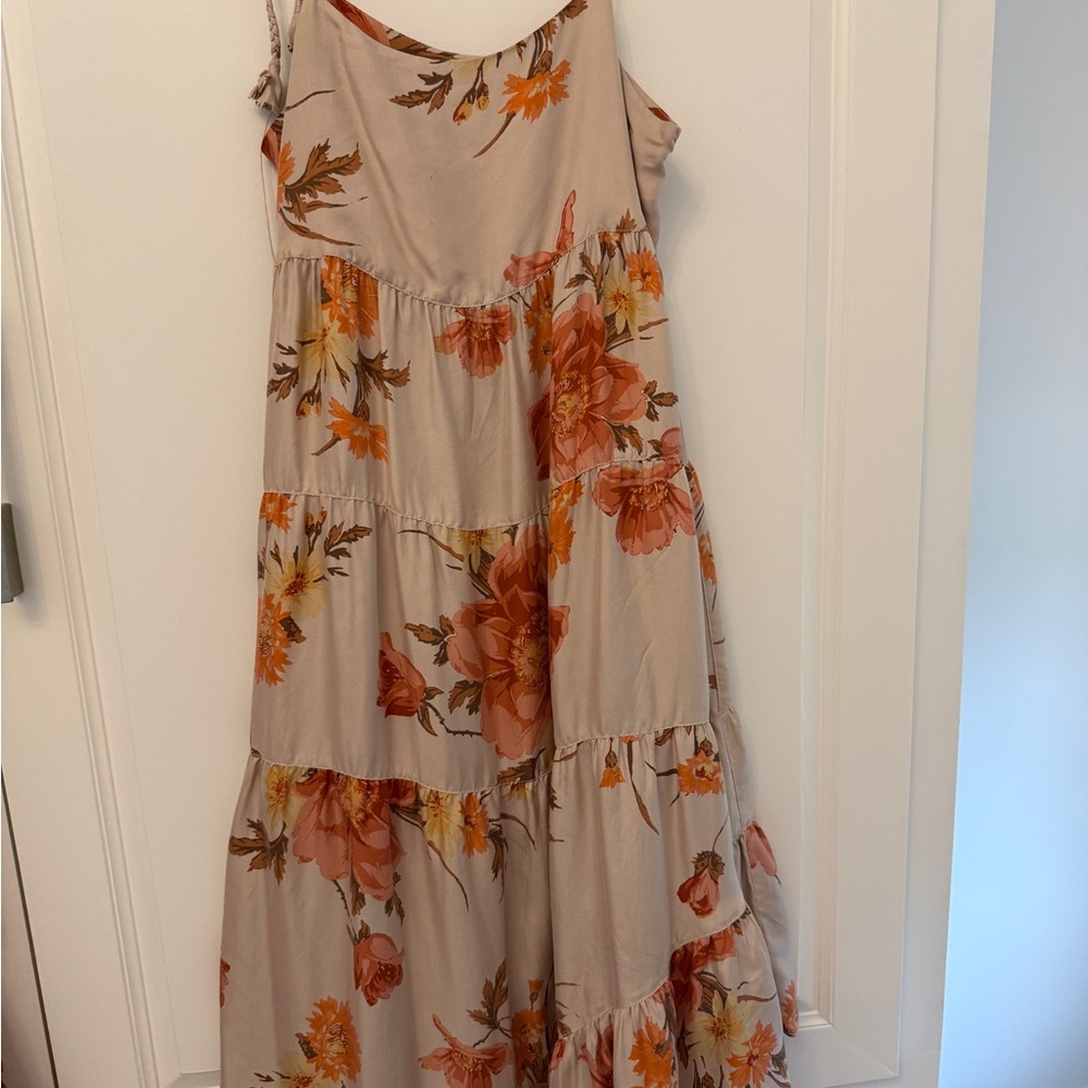 Unsubscribed washable silk dress